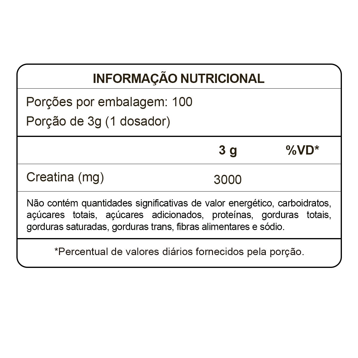 Creatina em Pó 300g - Life is Good
