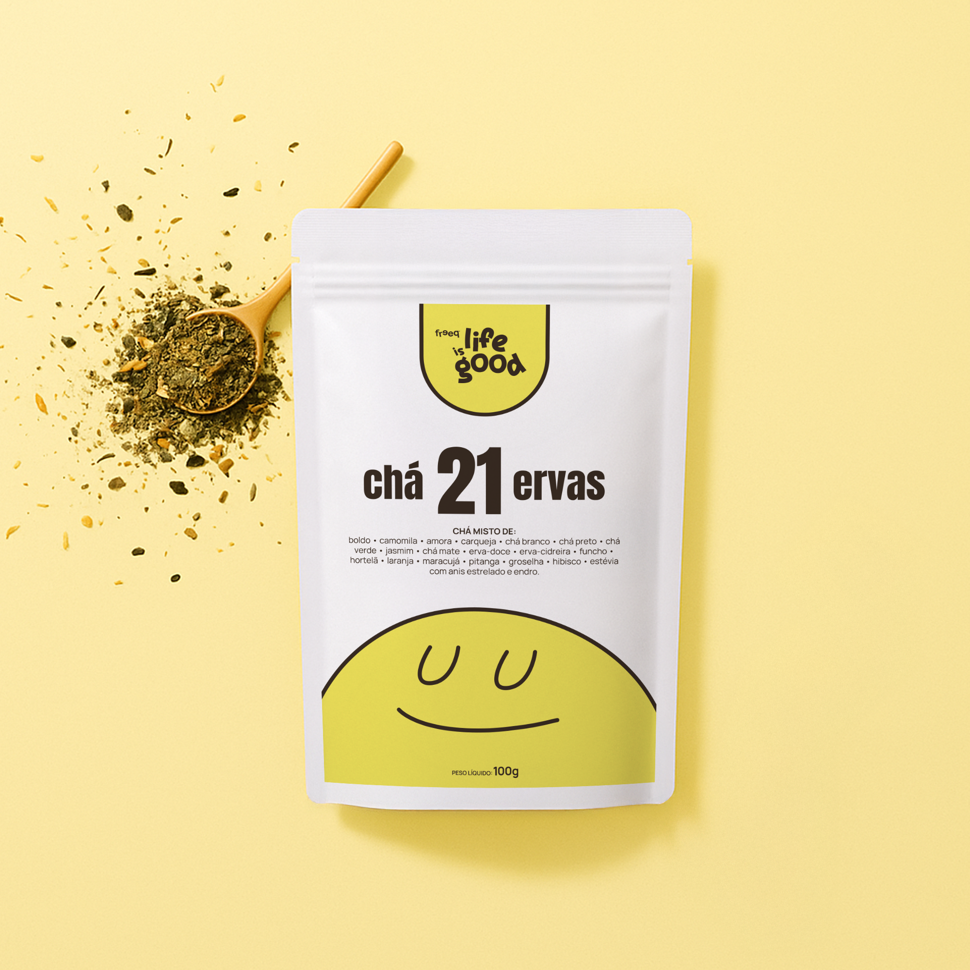 Chá 21 Ervas 100g - Life is Good