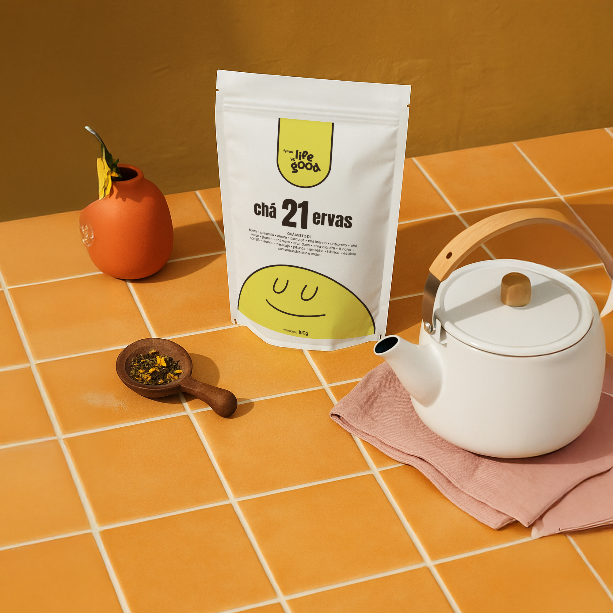 Chá 21 Ervas 100g - Life is Good