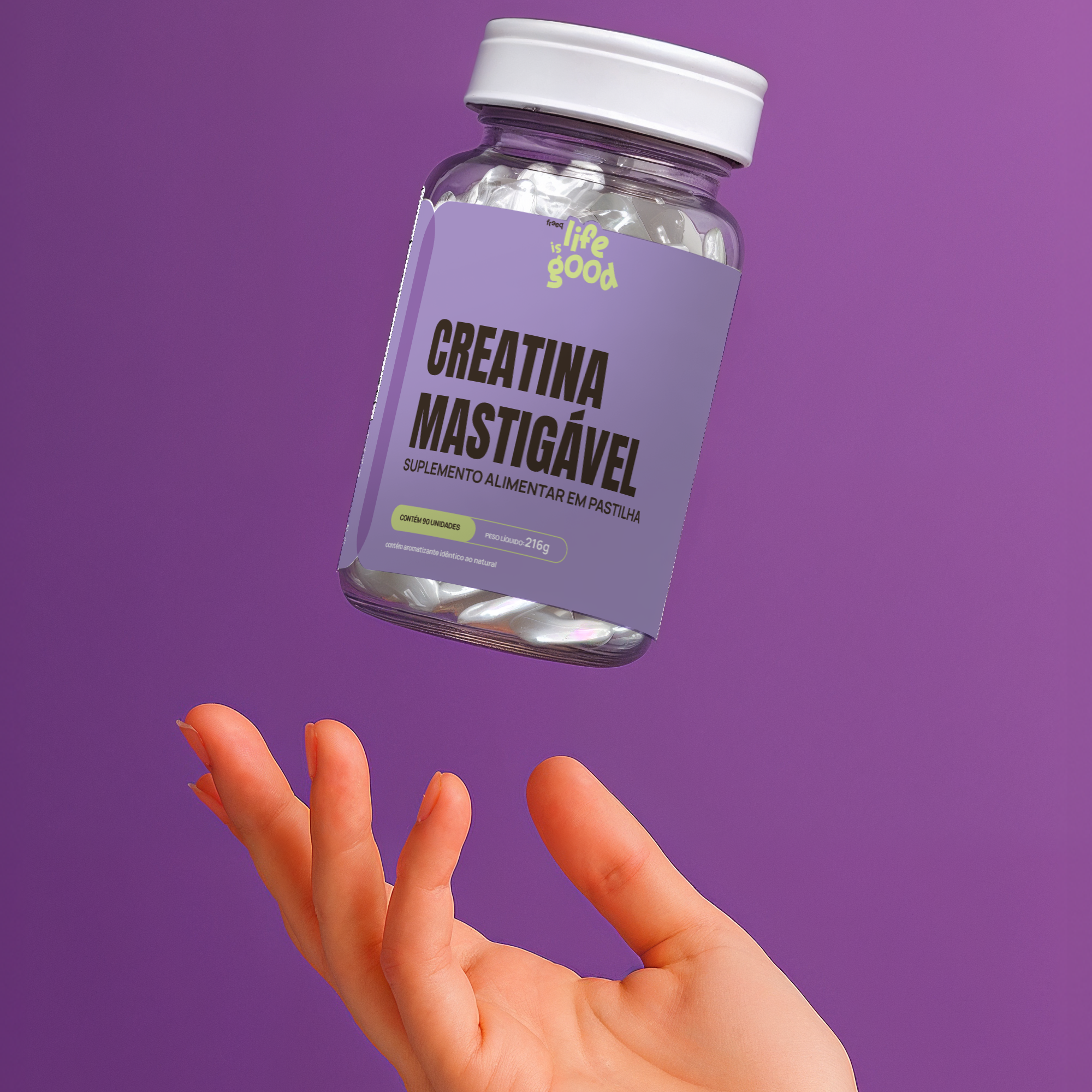 Creatina em Pastilhas - Life is Good (90 pastilhas)