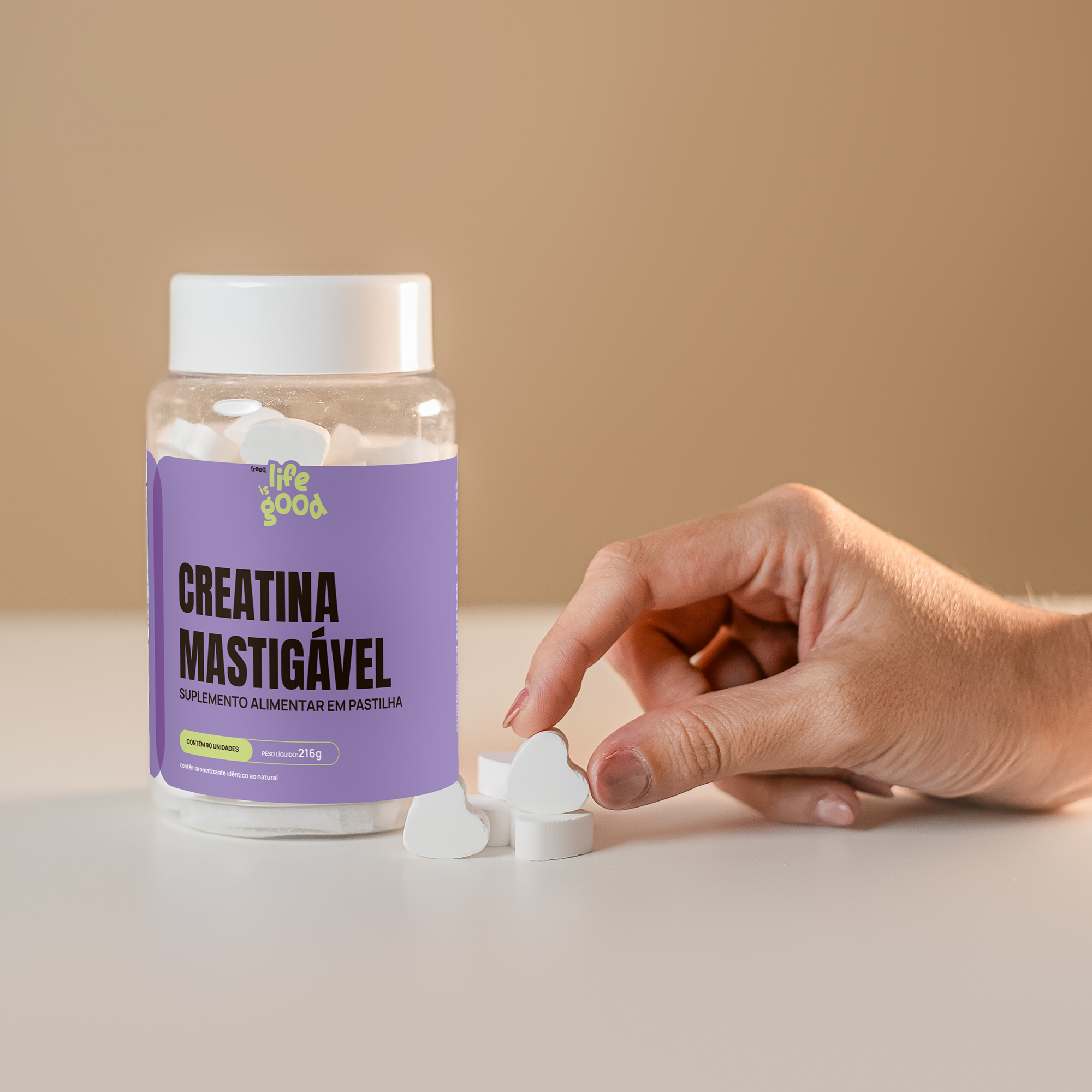 Creatina em Pastilhas - Life is Good (90 pastilhas)