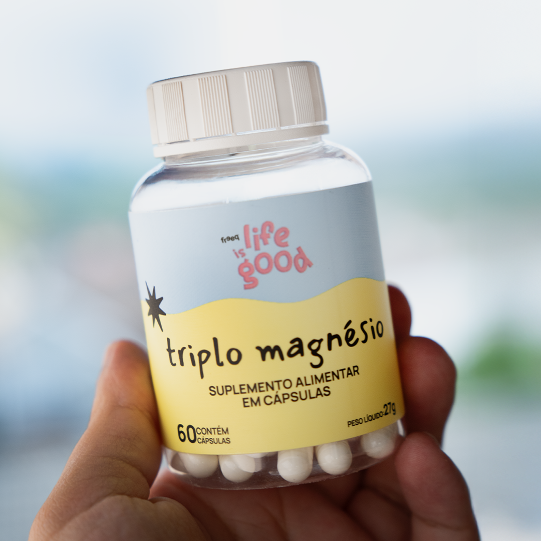 Triplo Magnésio - Life is Good (60 cápsulas)