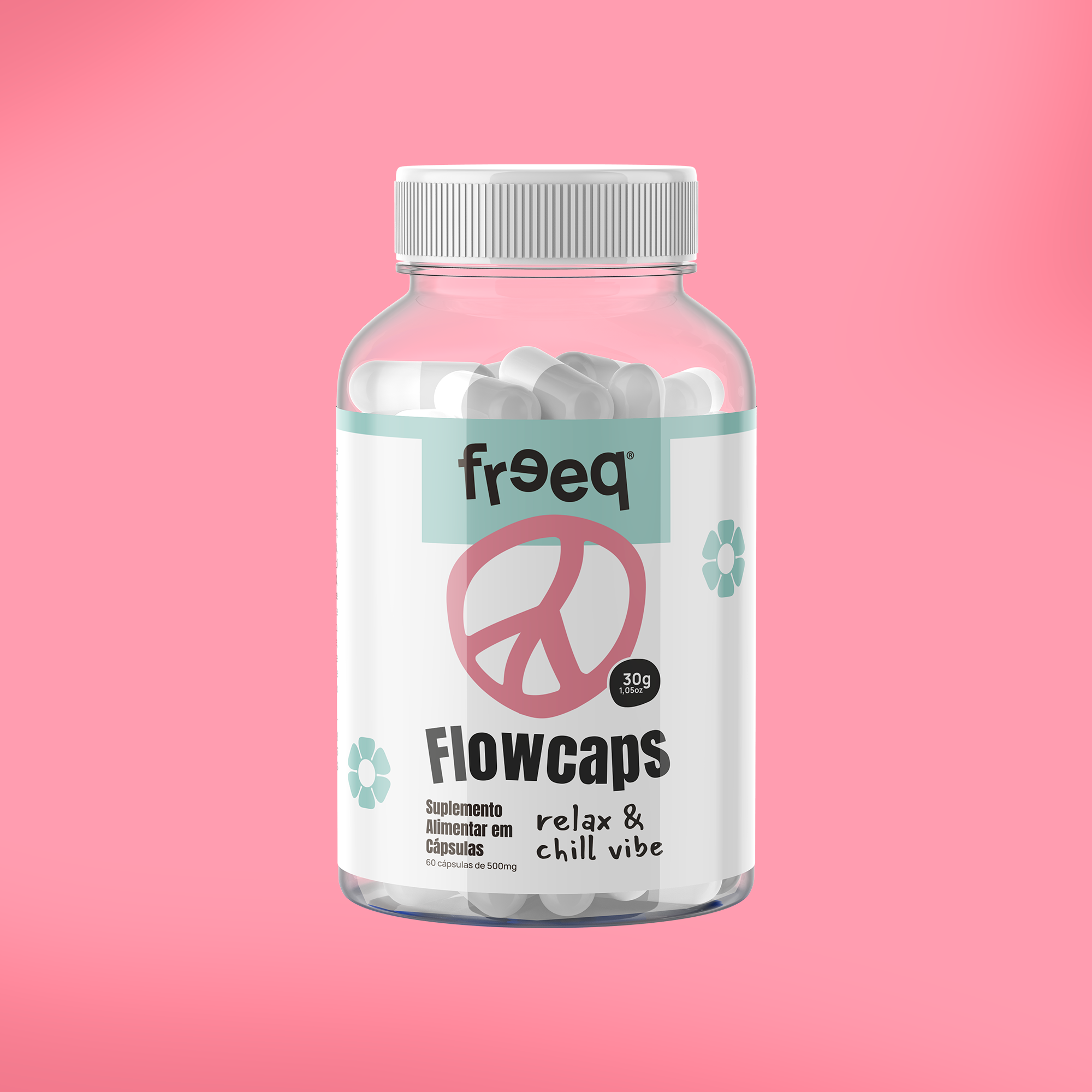 Flowcaps® Relax & Chill Vibe (60 cápsulas)