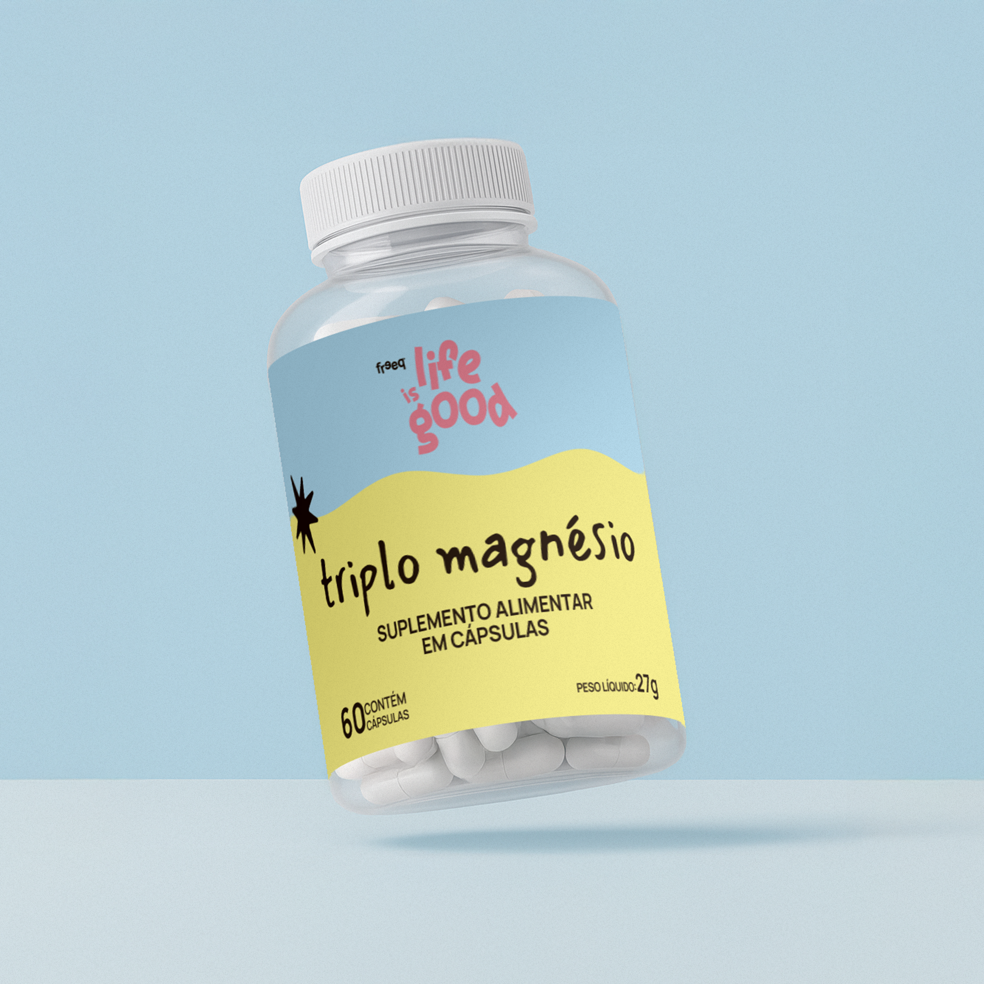 Triplo Magnésio - Life is Good (60 cápsulas)