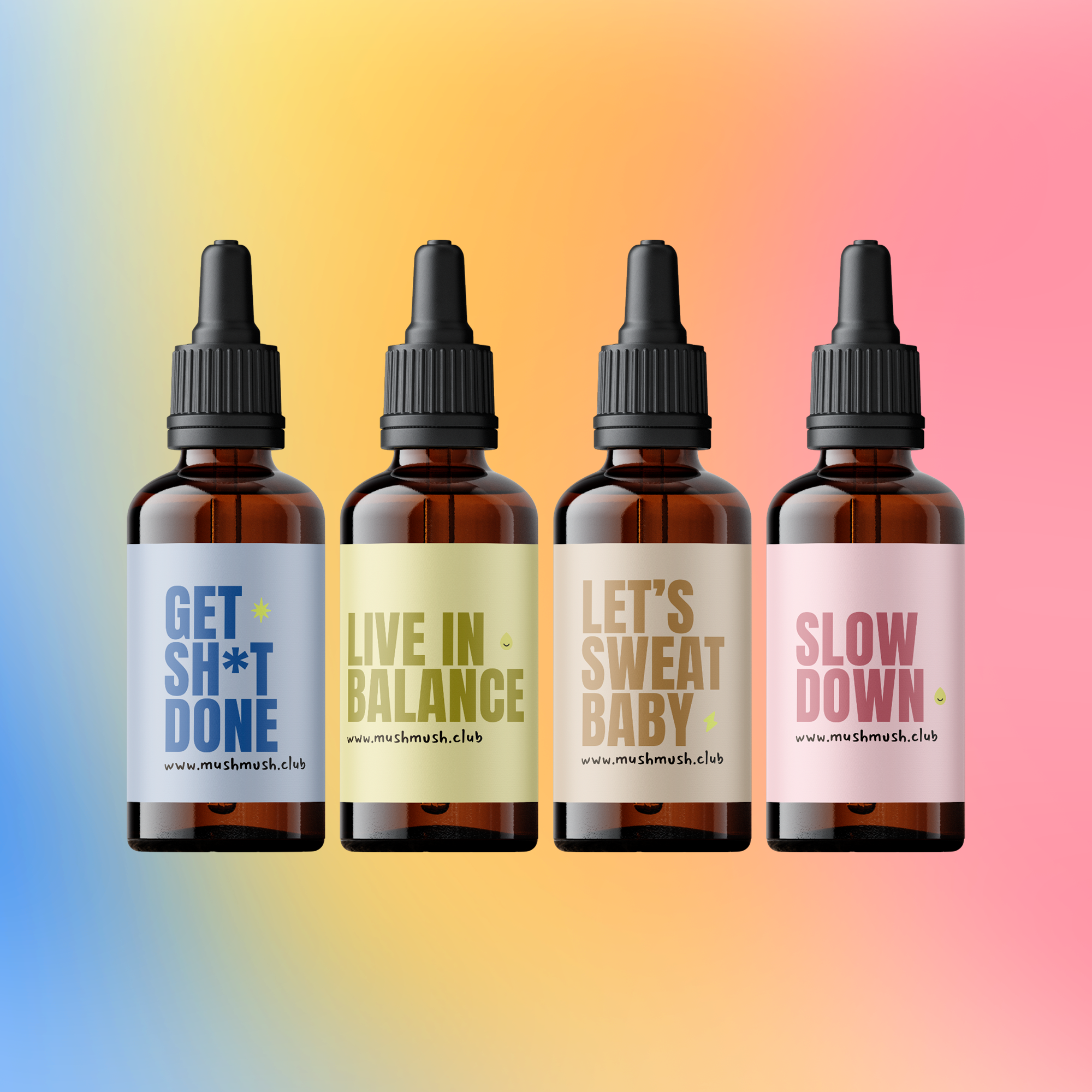 Power Routine (1 Focus + 1 Relax + 1 Energy + 1 Immunity)