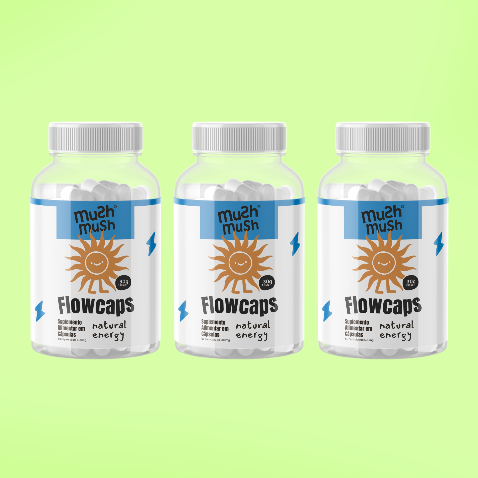 Flowcaps® Natural Energy (30 cápsulas)