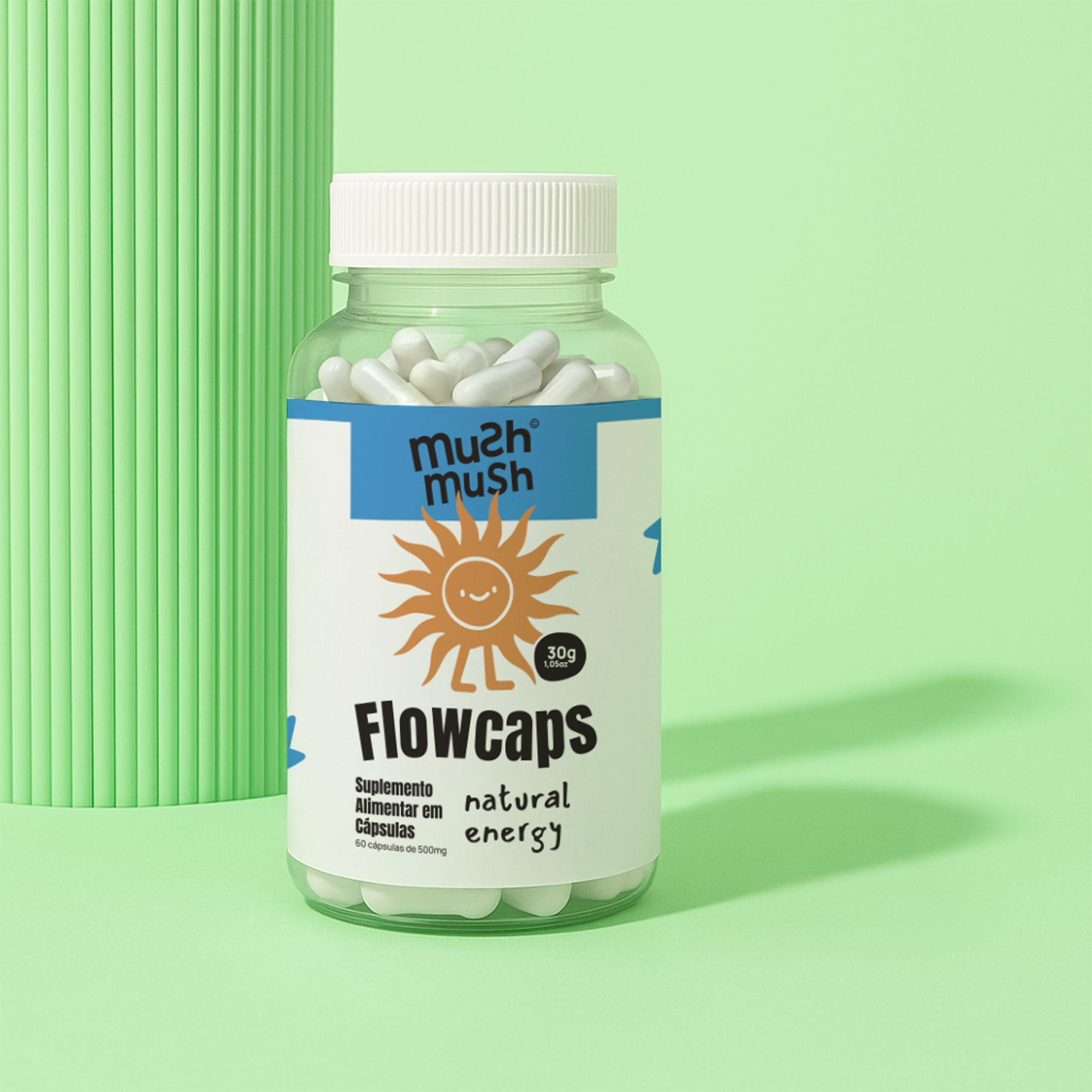 Flowcaps® Natural Energy (30 cápsulas)
