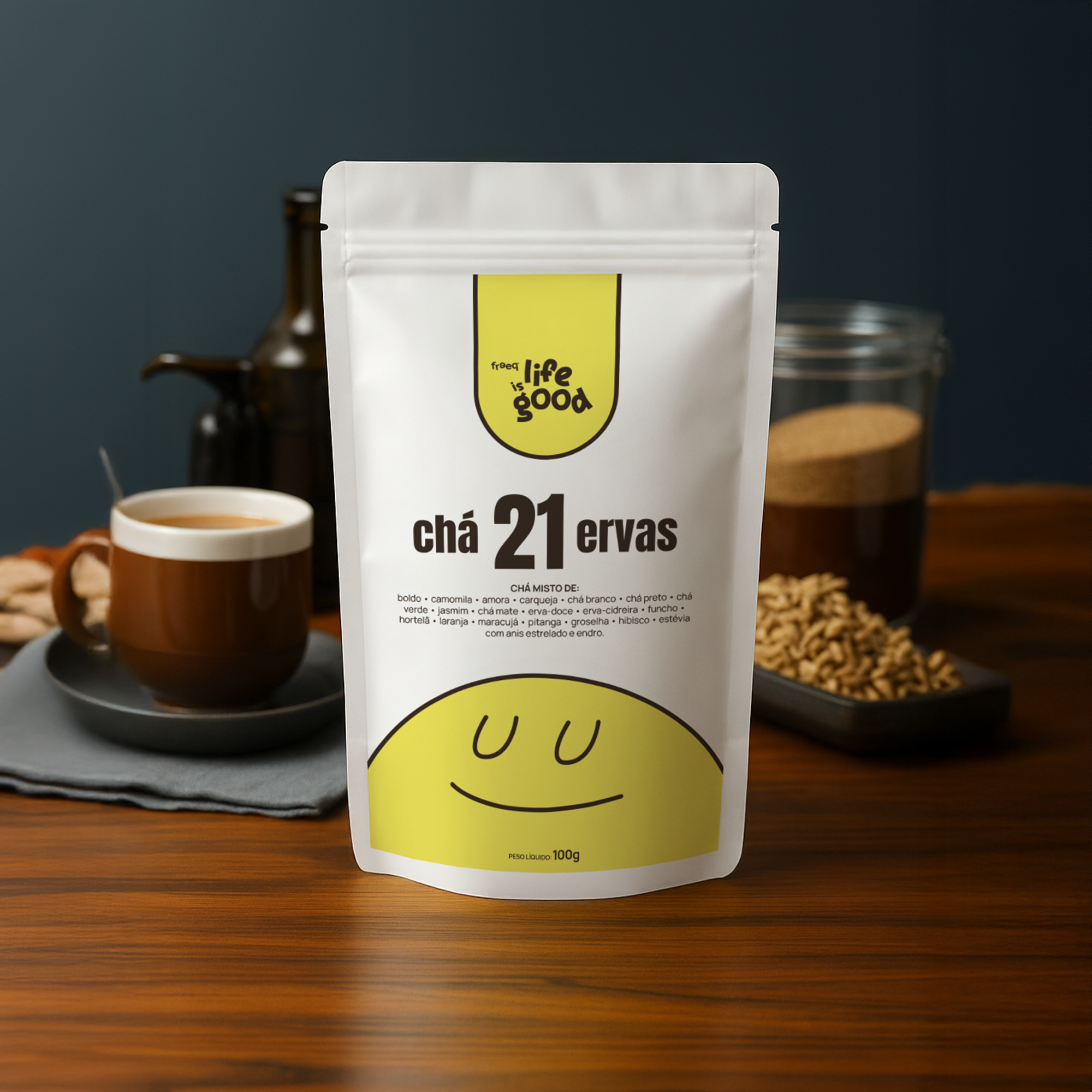Chá 21 Ervas 100g - Life is Good