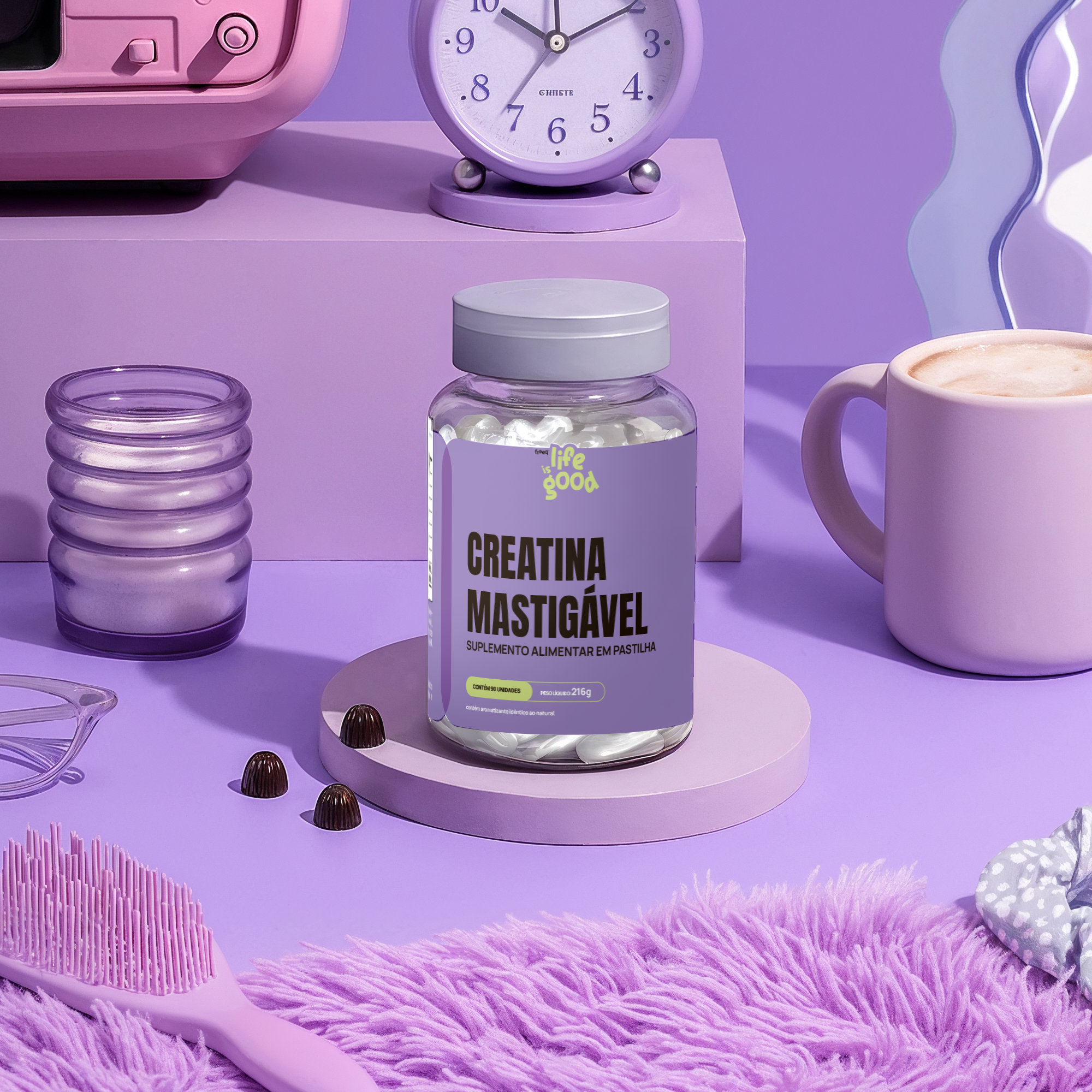 Creatina em Pastilhas - Life is Good (90 pastilhas)