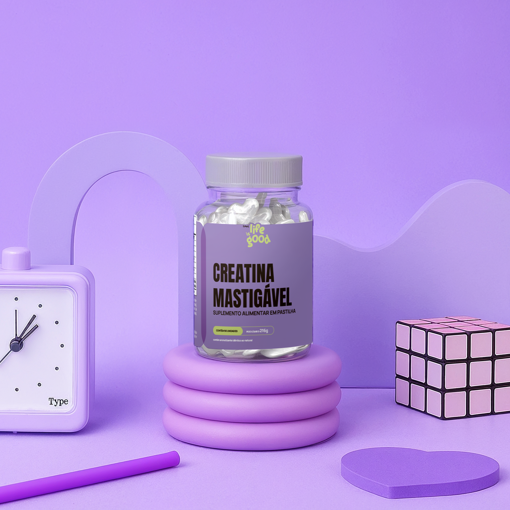 Creatina em Pastilhas - Life is Good (90 pastilhas)