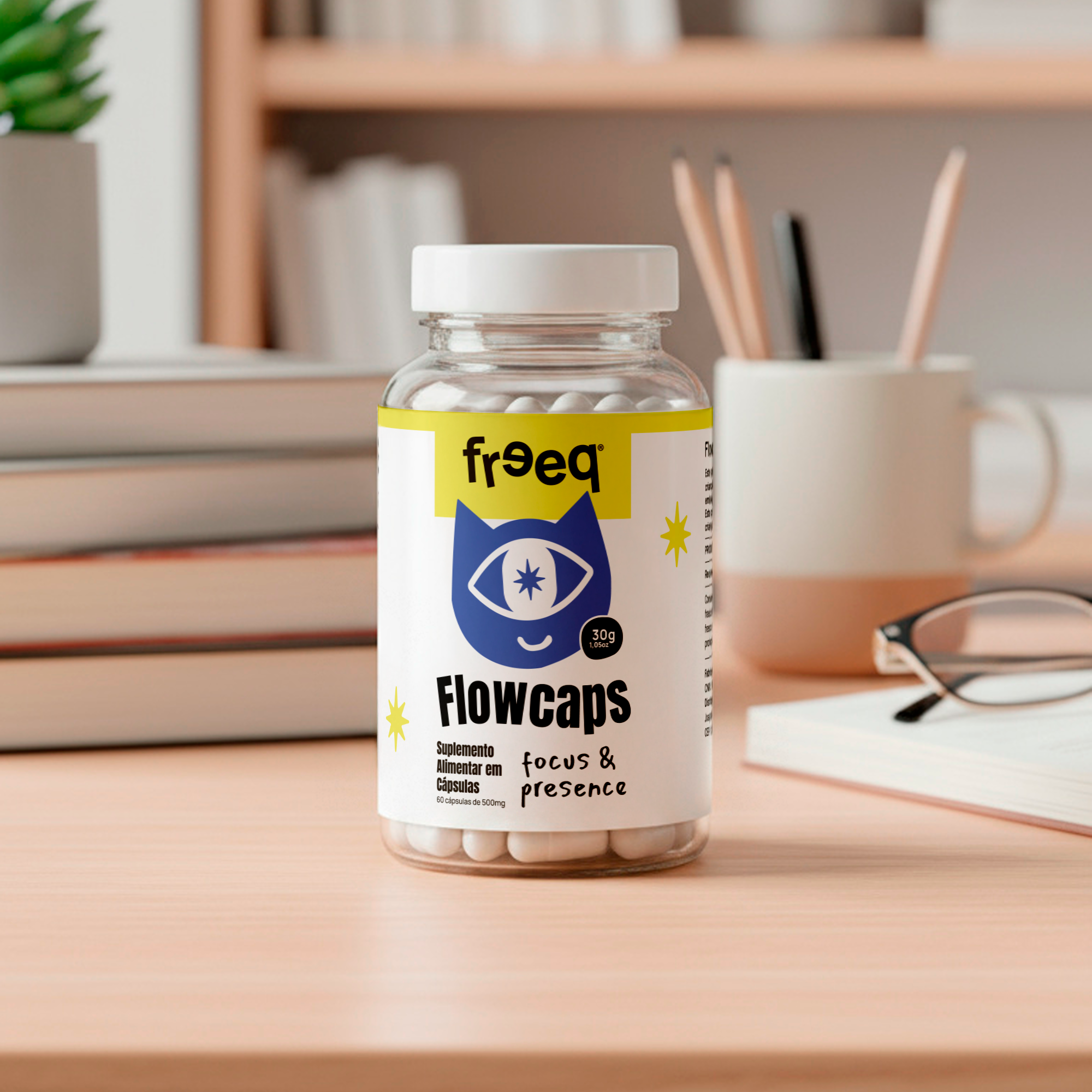 Flowcaps® Focus & Presence (60 cápsulas)