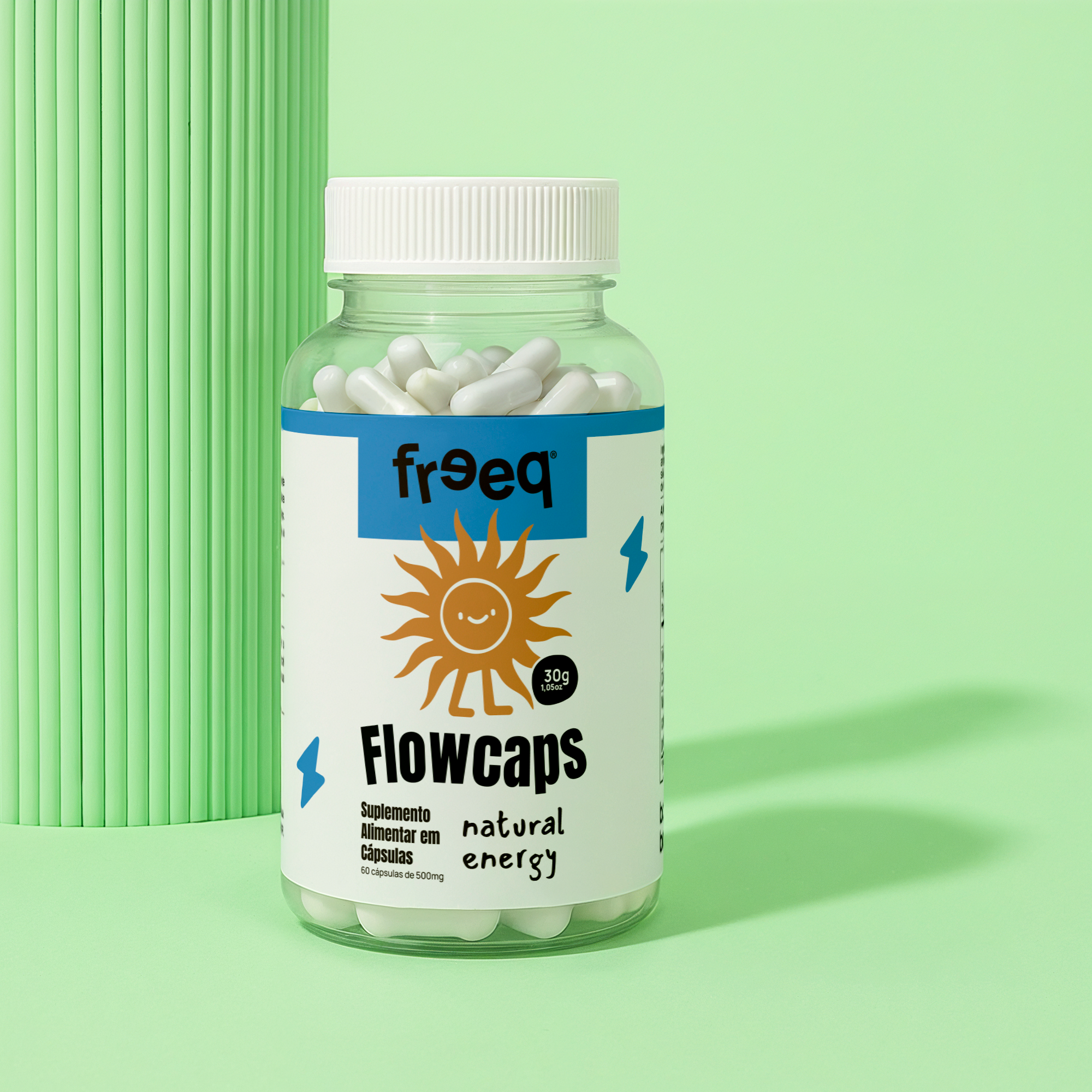 Flowcaps® Natural Energy (30 cápsulas)