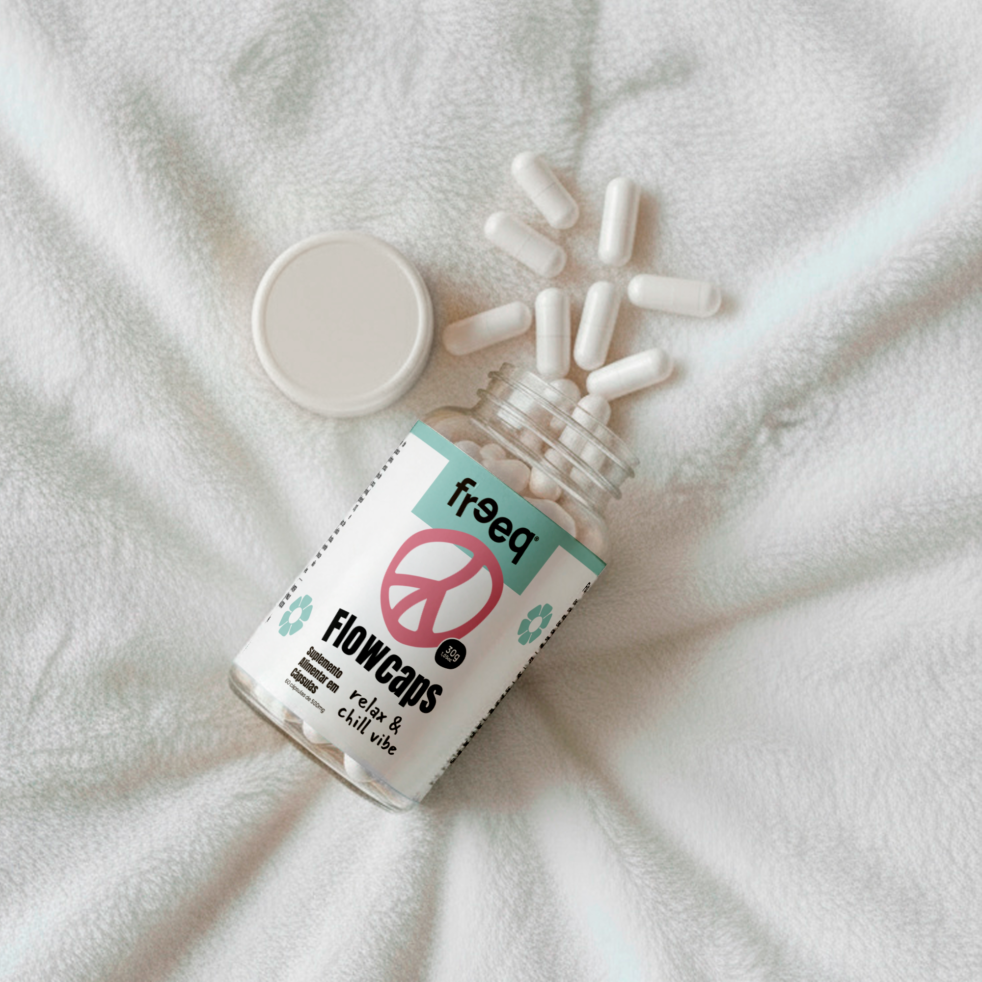 Flowcaps® Relax & Chill Vibe (60 cápsulas)