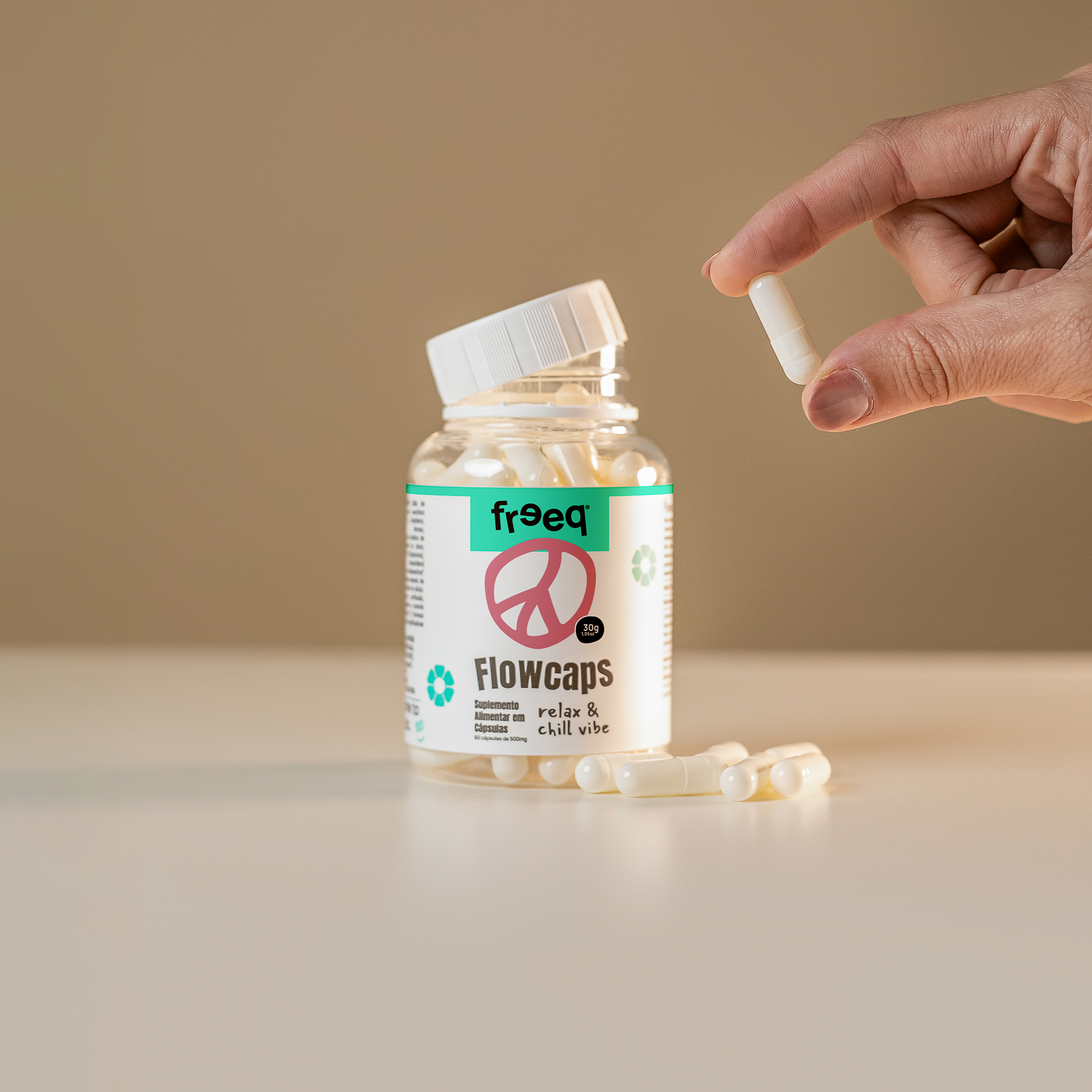 Flowcaps® Relax & Chill Vibe (60 cápsulas)