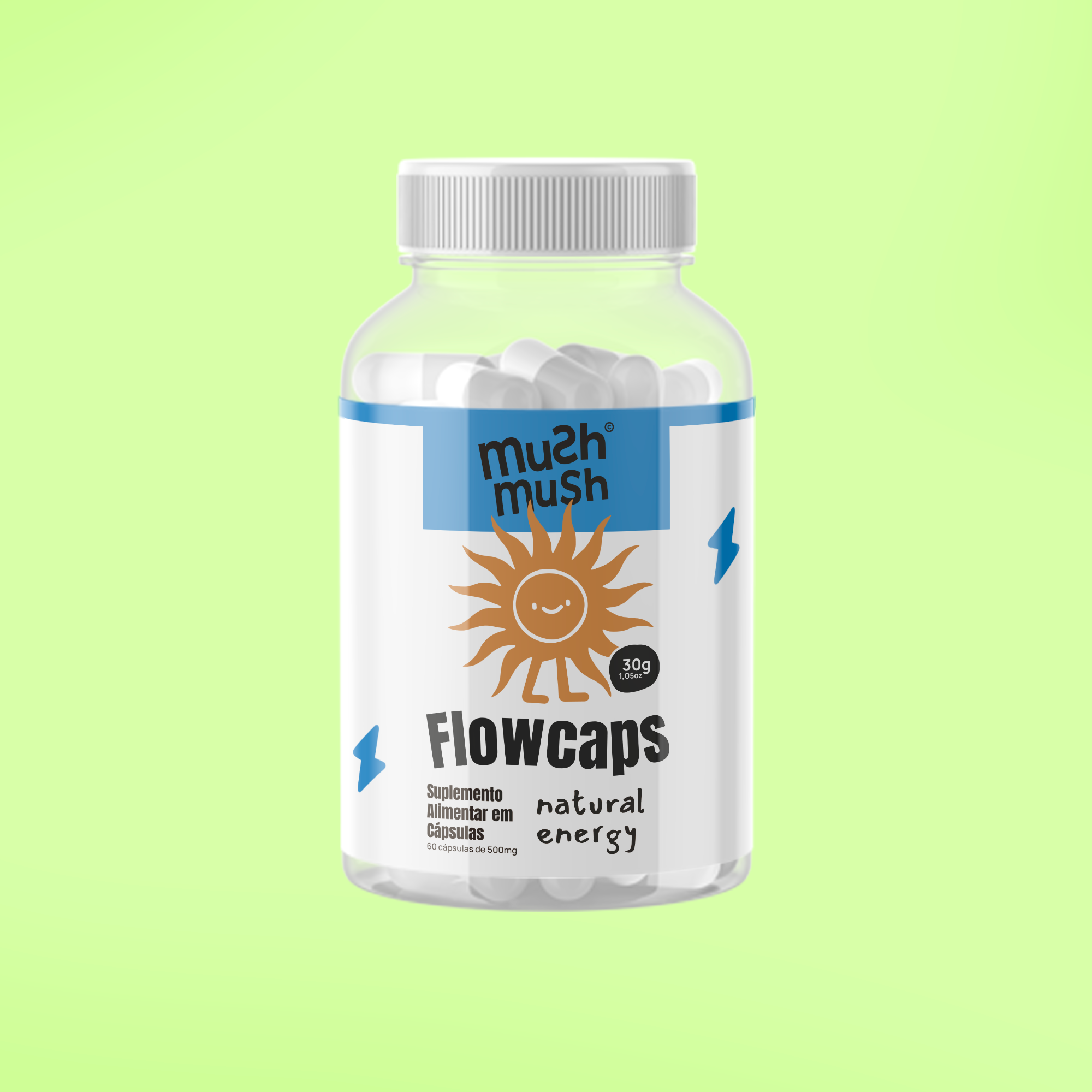 Flowcaps® Natural Energy (30 cápsulas)